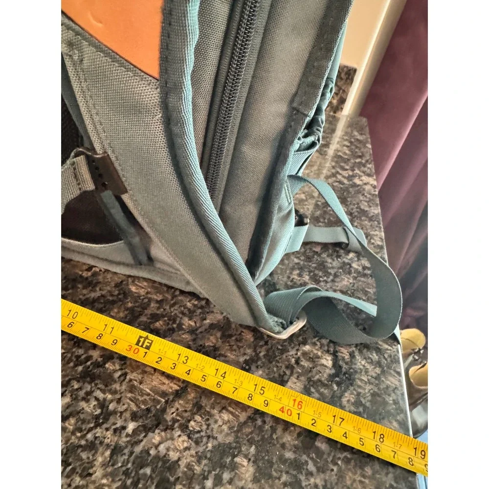 Holdland‎ Everyday Backpack Slate Blue Tan Leather 15